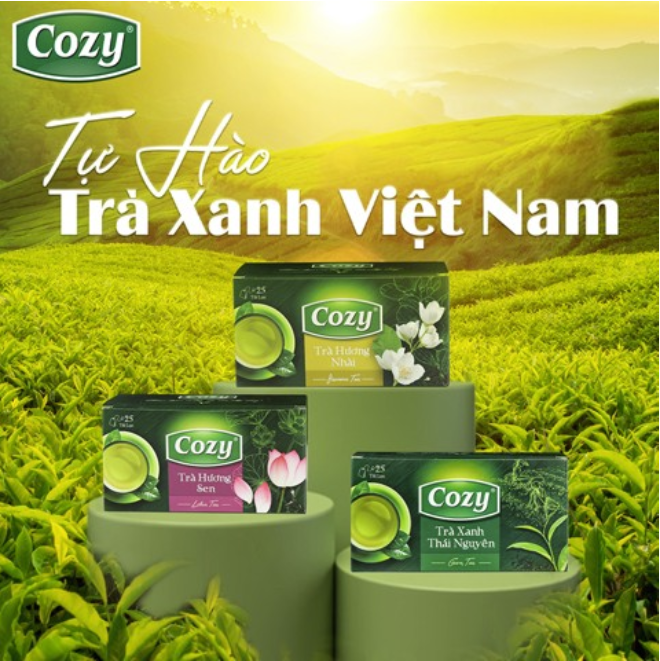 Thương hiệu Cozy với chiến dịch ''Tự hào trà xanh Việt Nam''